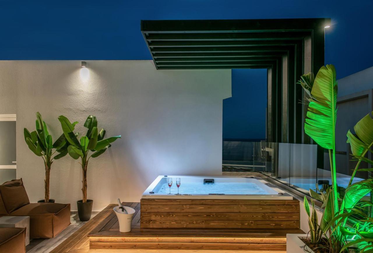 Maison Aqua Suite With Private Mini Pool Jacuzzi Hersonissos (Crete) Exterior foto